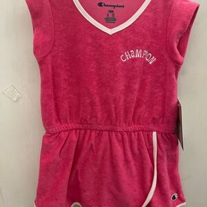 Champion Kids Pink Terry Swim Coverup